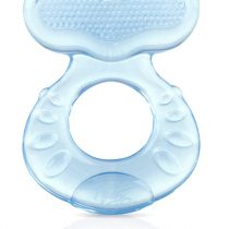 Nuby Silicone Teethe-eez Teether with Bristles, Includes Hygienic Case, Blue-8